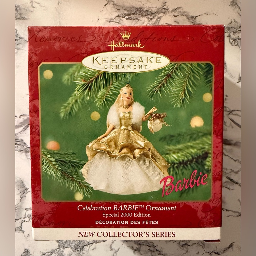 Hallmark Keepsake Ornament Celebration Barbie 2000 Edition